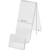 Plexi Vertical Holder / Phone Stand With Place For Price