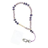 LOVE Phone Lanyard Phone Pendant / Cord Length 44CM (22CM In The Loop) / On Hand - Purple