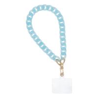 PANAMA Phone Lanyard Phone Pendant Cord Length 40CM (20CM In The Loop) On Wrist - Blue