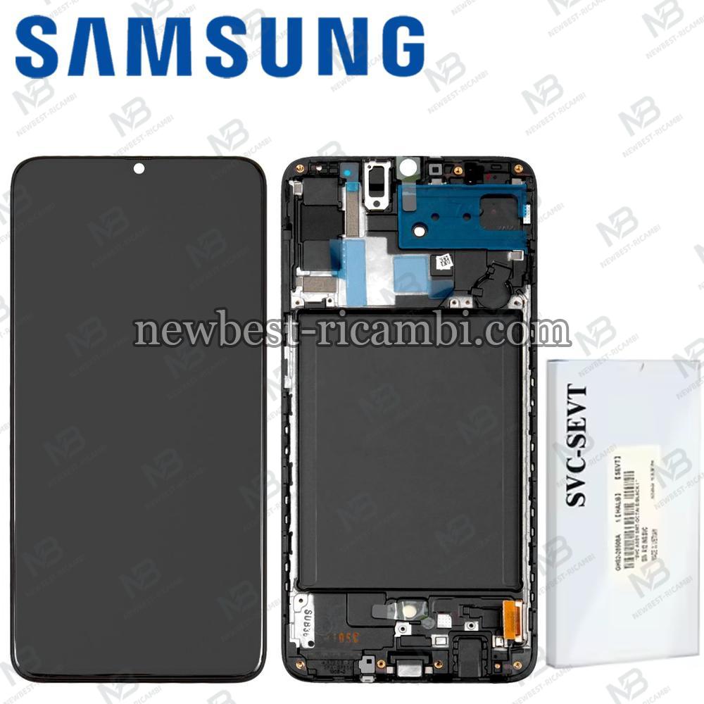 Samsung Galaxy A70 2019 A705 Touch + Lcd + Frame Black Service Pack