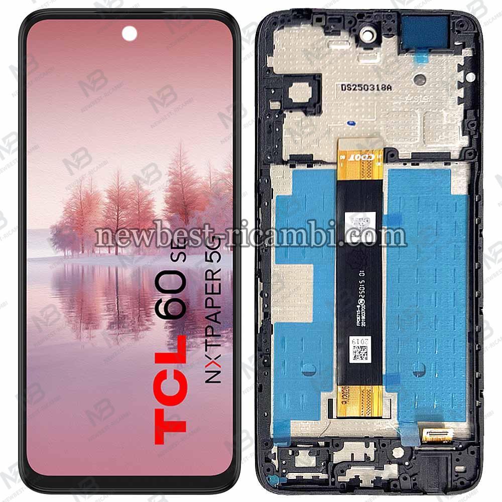 TCL 60 SE NXTPAPER 5G Touch + Lcd + Frame Black Shiny Version Original