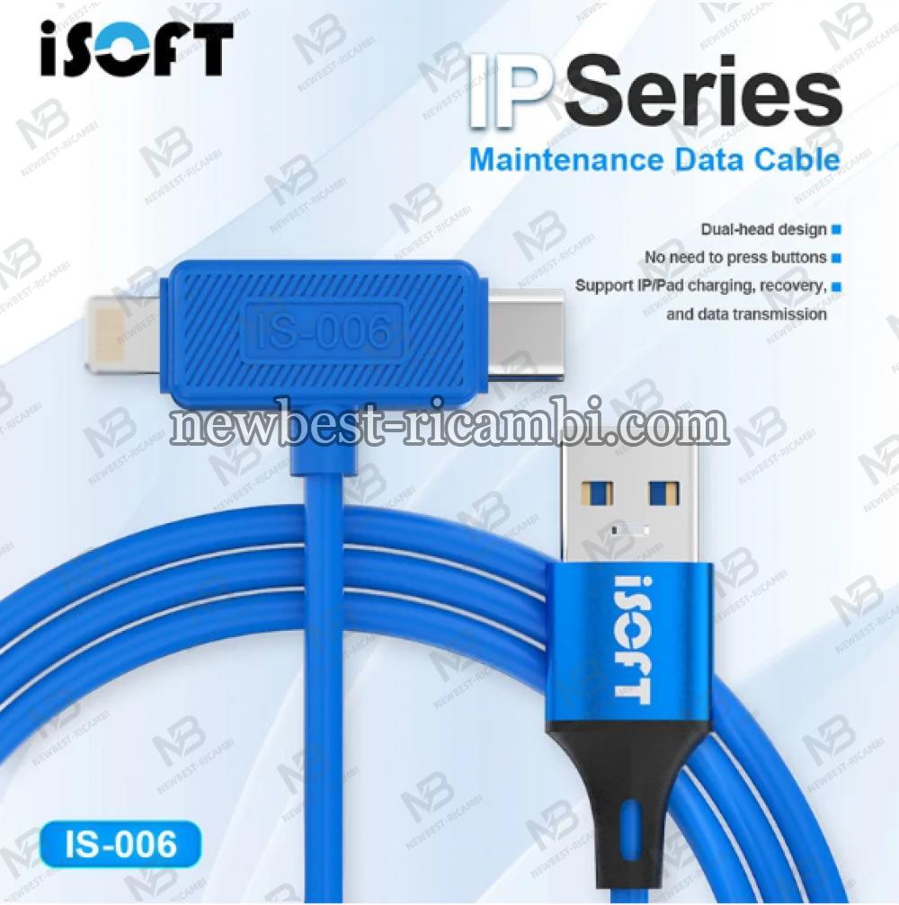 Lightning / USB-C Cable iSOFT IS-006 Easy Restore Mode for Apple iPhone Series