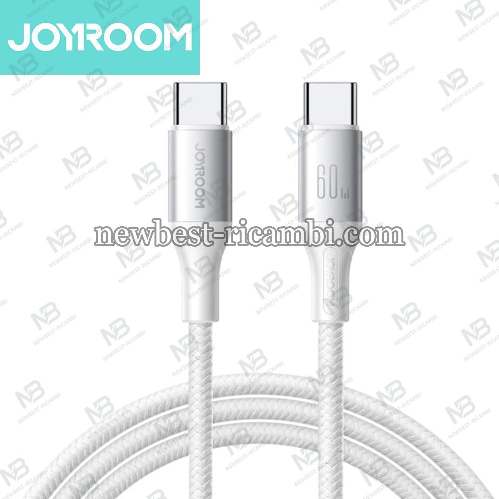 USB-C to USB-C Cable Joyroom S-A28 Flash White In Blister