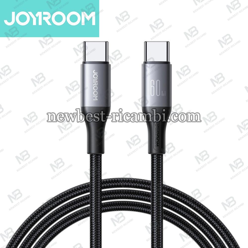 USB-C to USB-C Cable Joyroom S-A28 Flash 60W 3A 2m Black In Blister