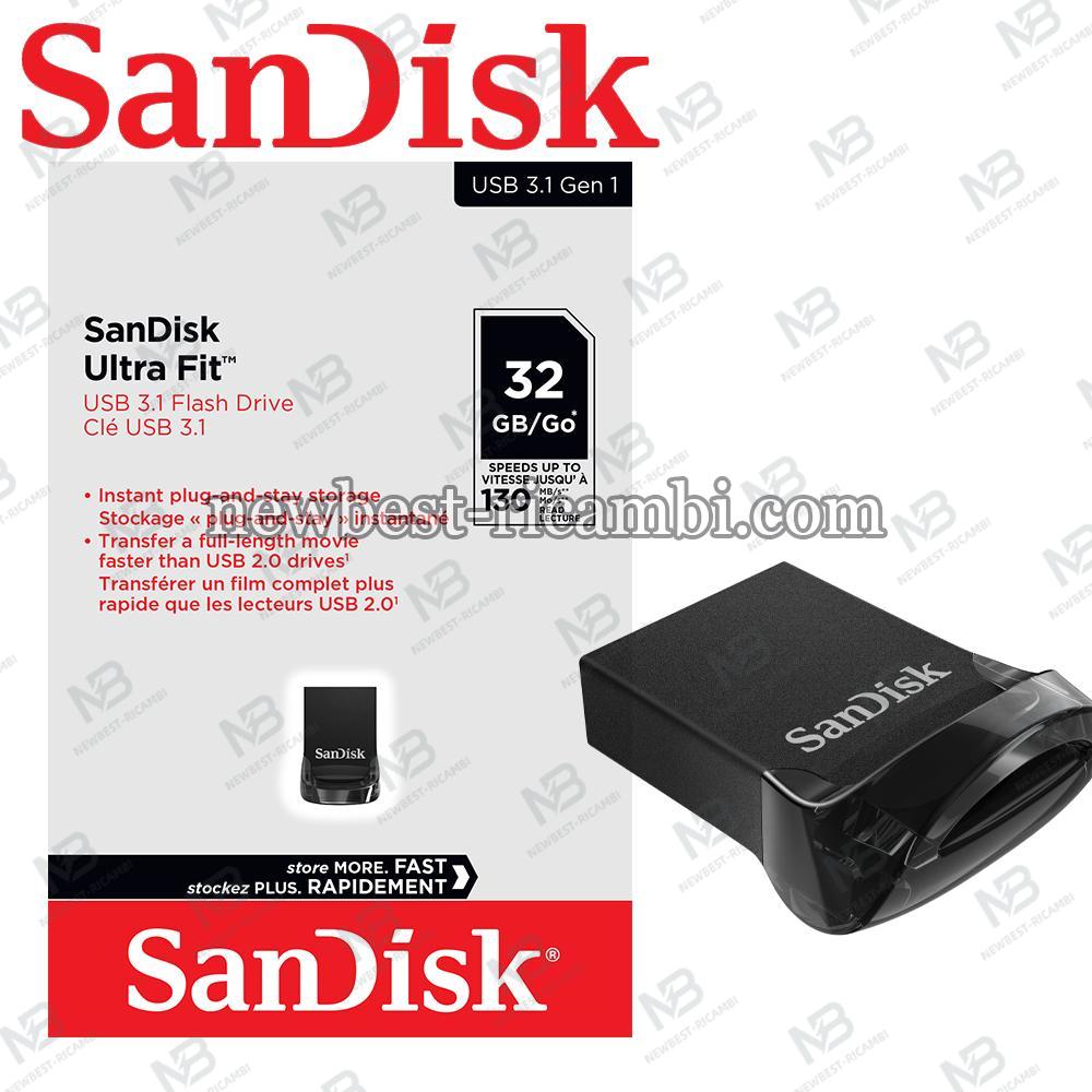 SanDisk Ultra Fit USB 3.1 Flash Drive 32GB SDCZ430-032G-G46 In Blister