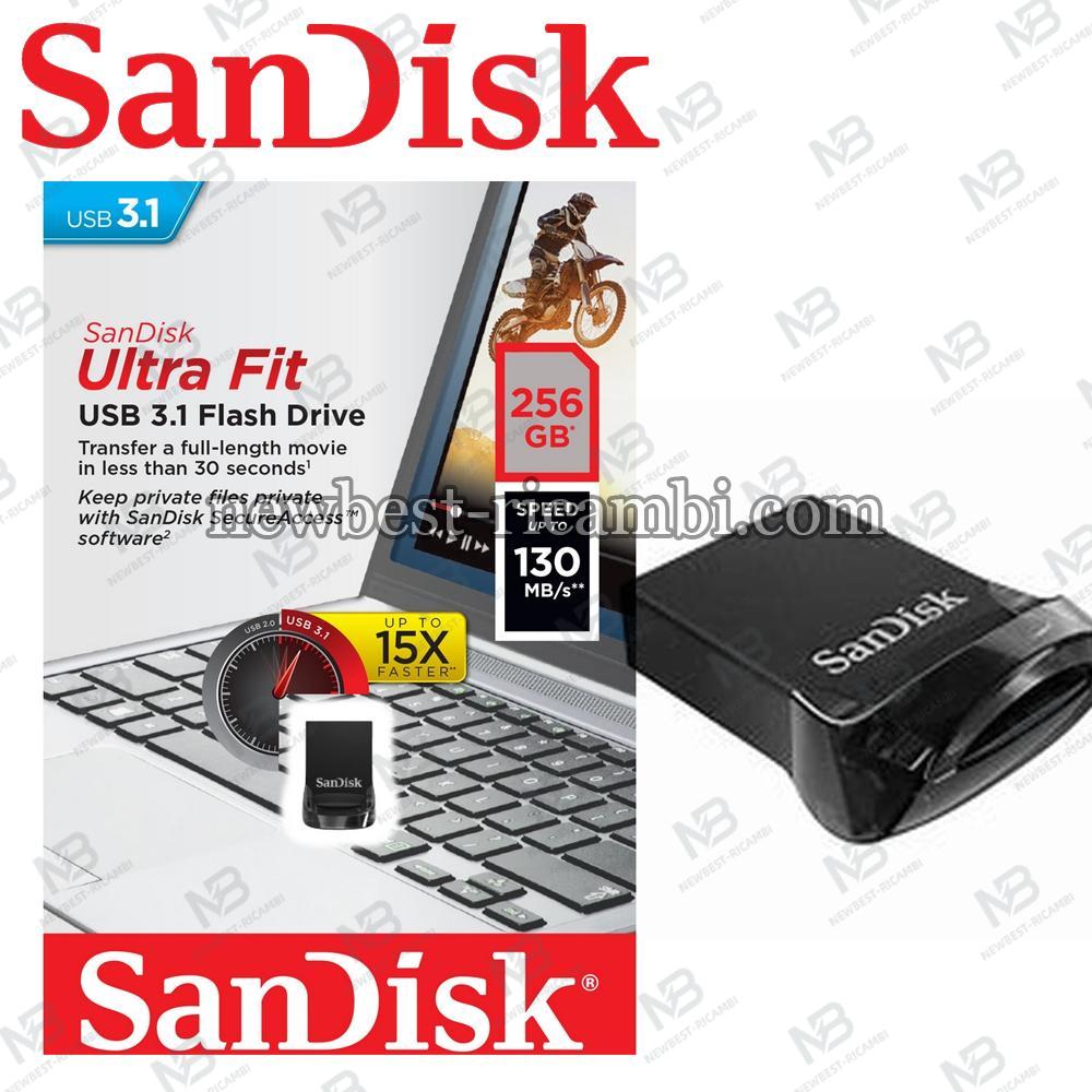 SanDisk Ultra Fit USB 3.1 Flash Drive 256GB SDCZ430-256G-G46 In Blister