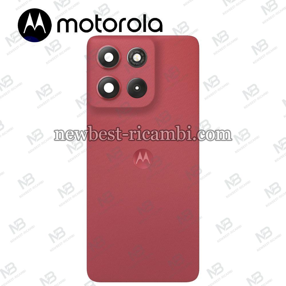 Motorola Moto G86 Power 5G (XT2527-7) Back Cover + Camera Glass PANTONE Chrysanthemum / Red Service Pack