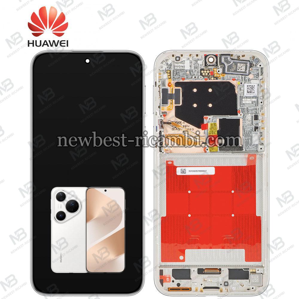 Huawei Pura 80 Pro 5G (LMR-AL00 / LMR-LX9) Touch + Lcd + Frame White Service Pack