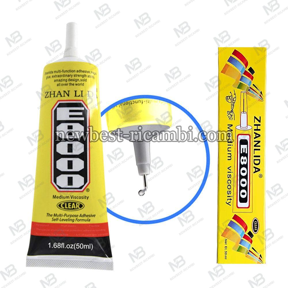 Universal Glue Cellphone Repair Zhanlida E-8000 50ml Clear