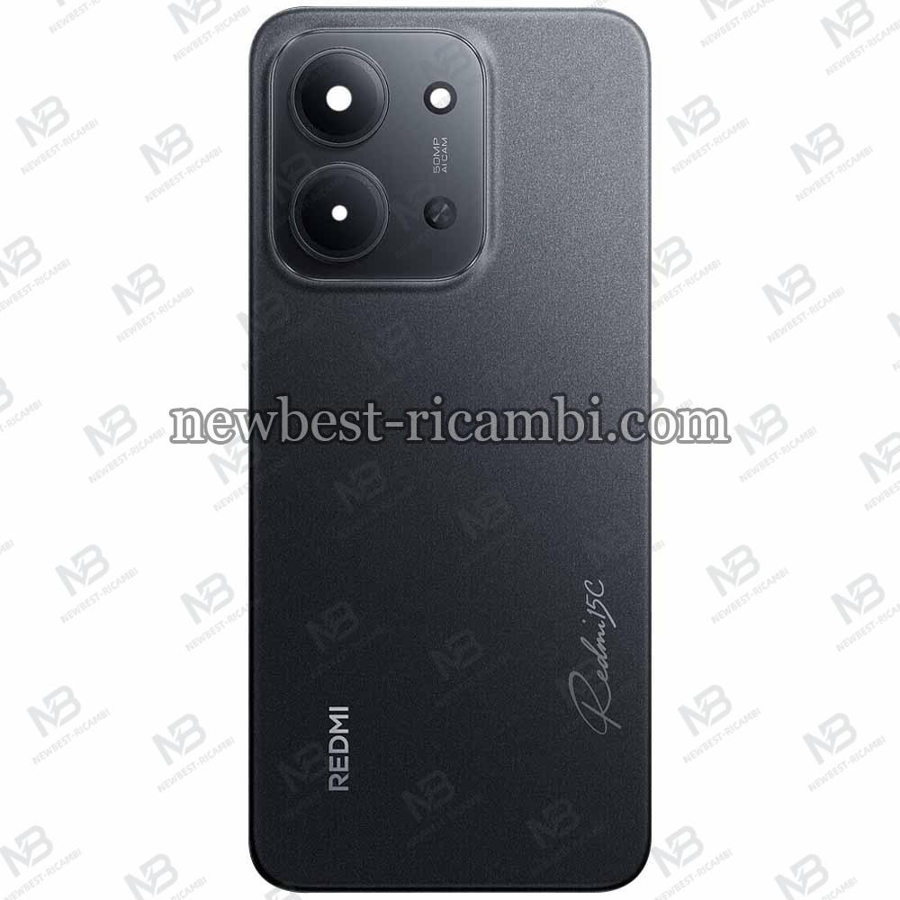Xiaomi Redmi 15C 4G (25078RA3EA) Back Cover + Camera Glass Black