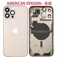 iPhone 13 Pro Max Back Cover + Frame + Flex Gold Dissembled Grade A Original - US Version