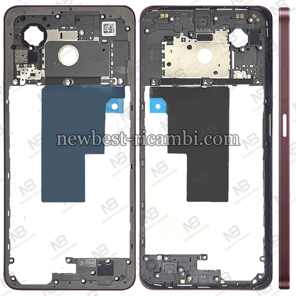 Oppo A60 5G (CPH2683) Frame B + Side Key Black Red