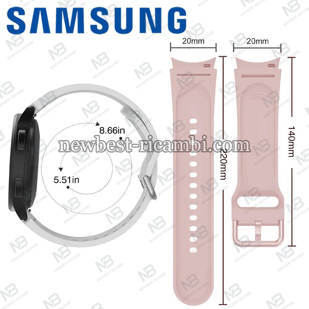 Silicone Strap For Samsung Galaxy Watch 6/5/5 Pro/4 classic 44/40/43/47/46/42/45MM Pink S/M Used Like New Original