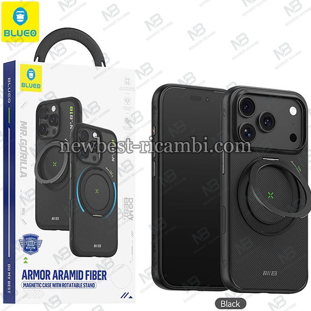 Blueo Armor Aramid Fiber Magnetic Case with 360 Stand BL054 For iPhone 17 Pro Max