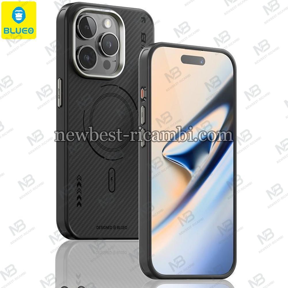 Blueo Armor Aramid Fiber Case 600D BL060 With Magnetic For iPhone 17 Pro Max Black