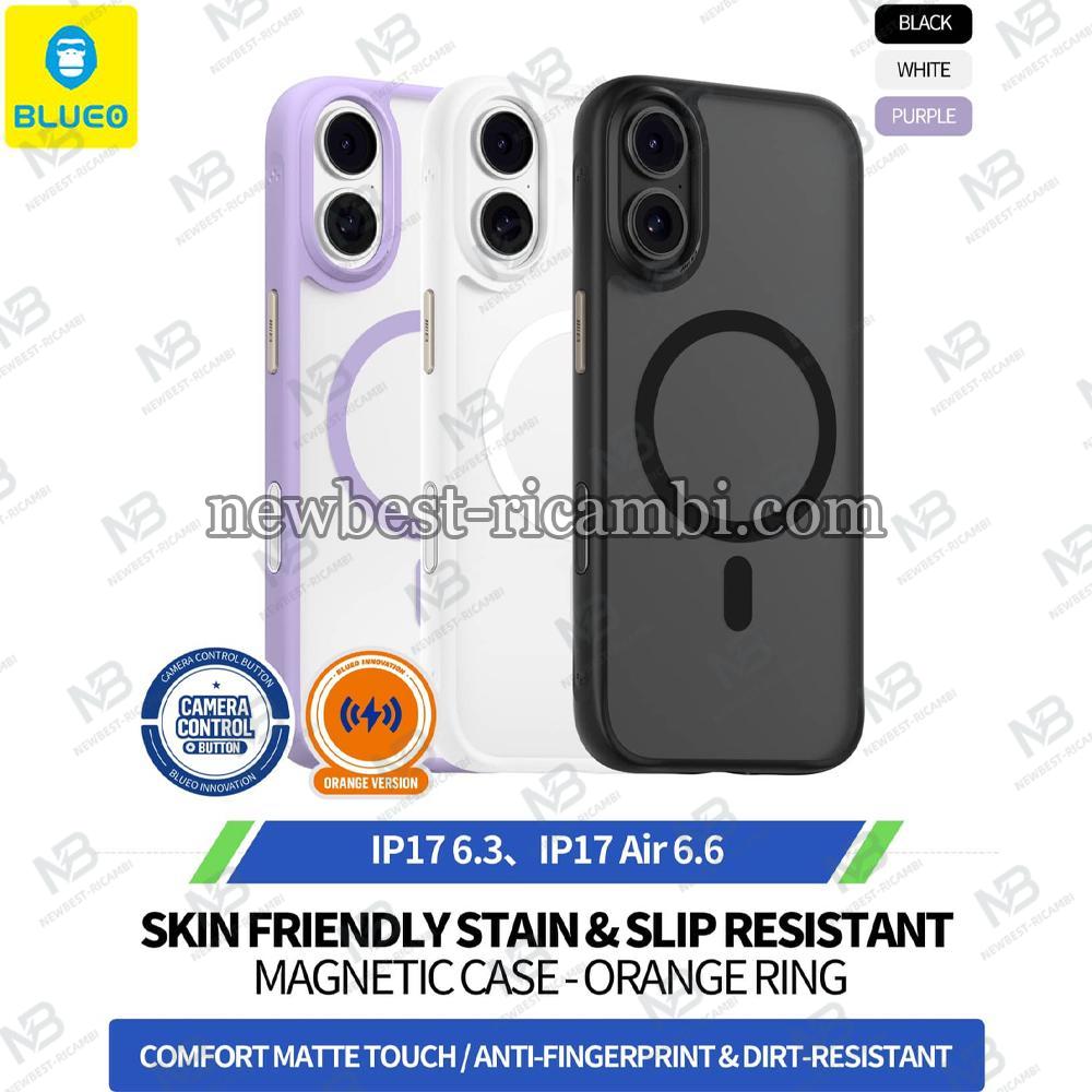 Blueo Skin Friendly Stain & Slip Resistant Magnetic Case BL058 iPhone 17 Purple