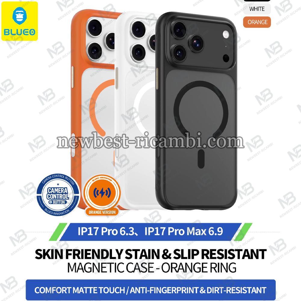 Blueo Skin Friendly Stain & Slip Resistant Magnetic Case BL058 iPhone 17 Air Black