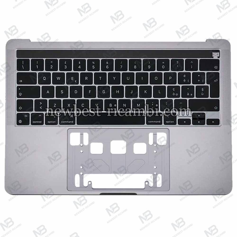 Macbook Pro 13" (2020) A2338 EMC 3578 Keyboard+Frame Gray Grade A Italian Layout Original