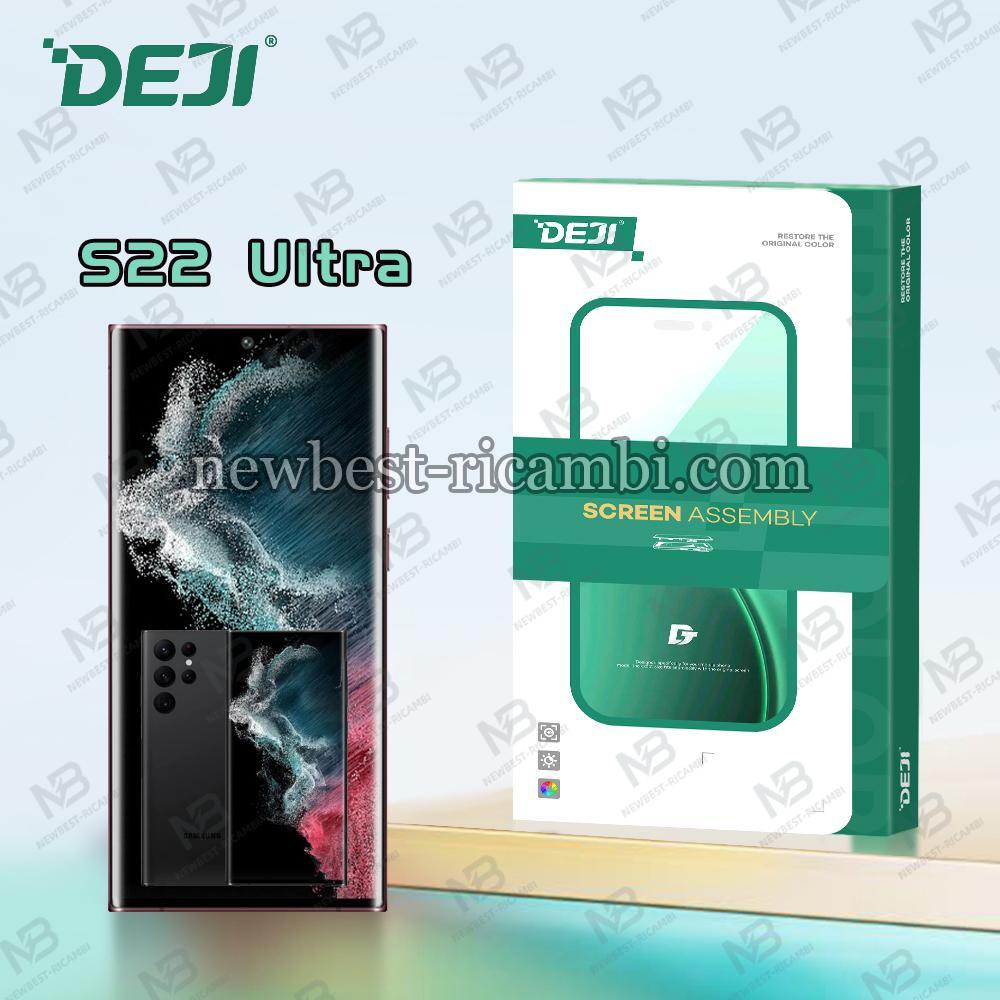 Samsung Galaxy S22 Ultra 5G S908 Touch + Lcd + Frame Black Deji Oled Soft