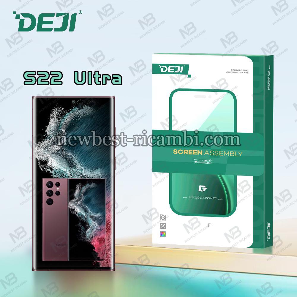 Samsung Galaxy S22 Ultra 5G S908 Touch + Lcd + Frame Burgundy Deji Oled Soft