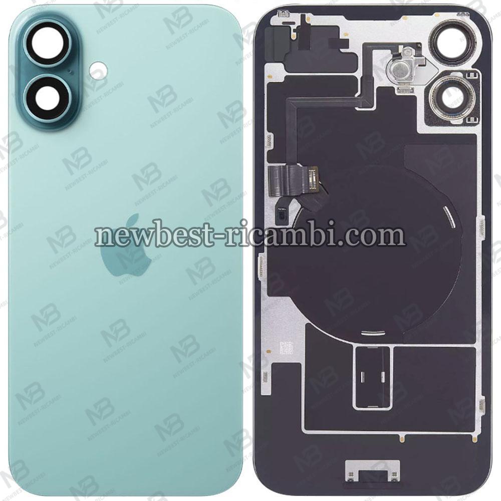 iPhone 16 Plus Back Cover + Wireless Charge + Flex Flashlight Teal / Green Original Refurbished