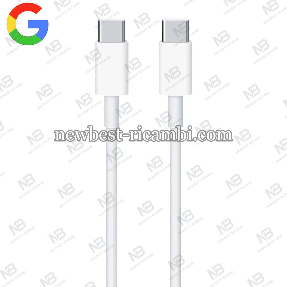 USB-C to USB-C Cable Google 30W 3A 3m White in Bulk