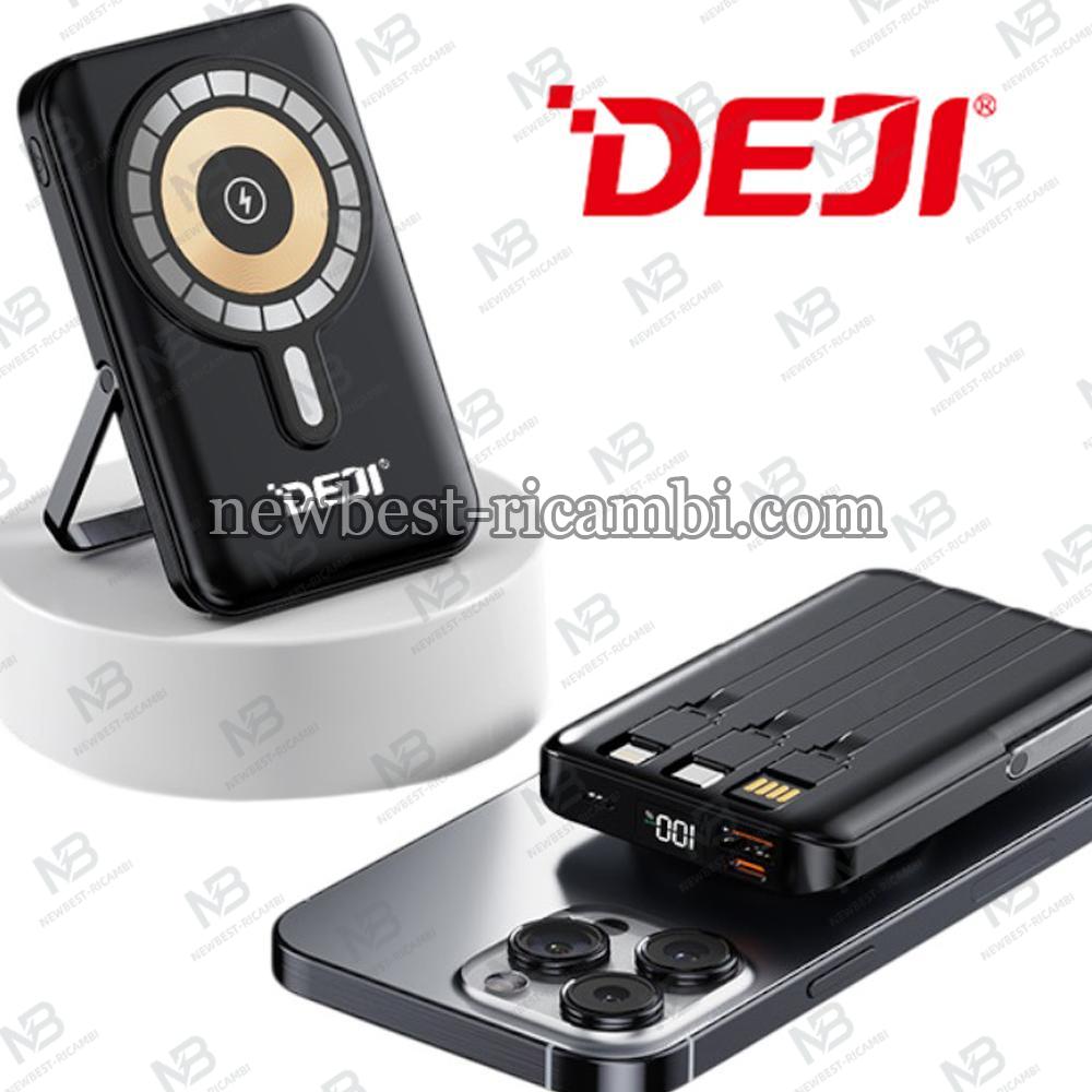 Deji DJ-B275 10000mAh Wireless And Wired Magnetic Power Bank Black In Blister