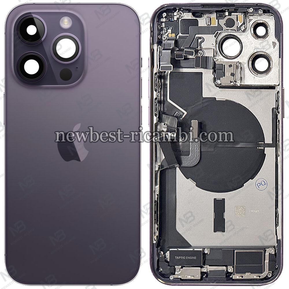 iPhone 14 Pro Back Cover + Frame + Full Flex Purple Dissembled Grade A Original