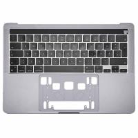 Macbook Pro 13" (2020) A2338 EMC 3578 Keyboard+Frame Gray Grade A German Layout Original