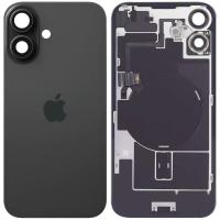 iPhone 16 Plus Back Cover + Wireless Charge + Flex Flashlight Black Original