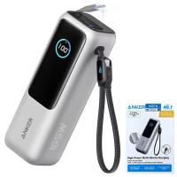 ​Powerbank Anker 25000mAh 165W QC + PD Silver A1695H41 In Blister