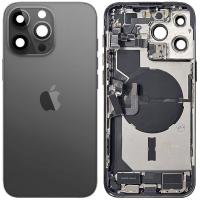 iPhone 14 Pro Back Cover + Frame + Full Flex Black Dissembled Grade A Original