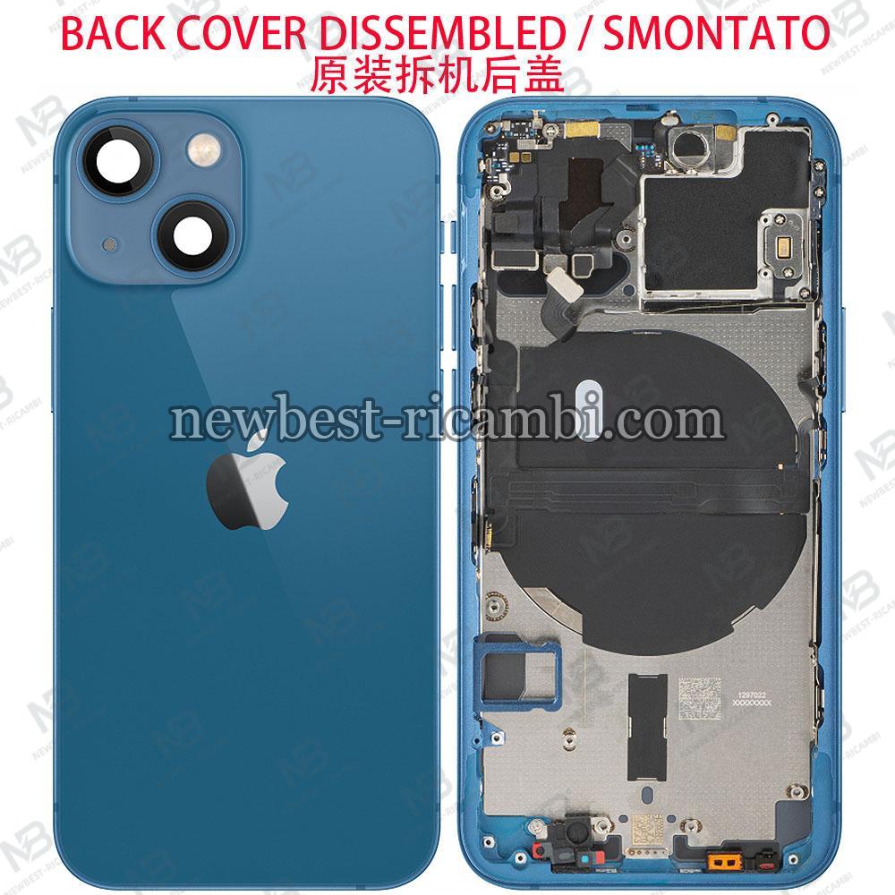 iPhone 13 Mini Back Cover + Frame + Flex Blue Dissembled Grade A Original