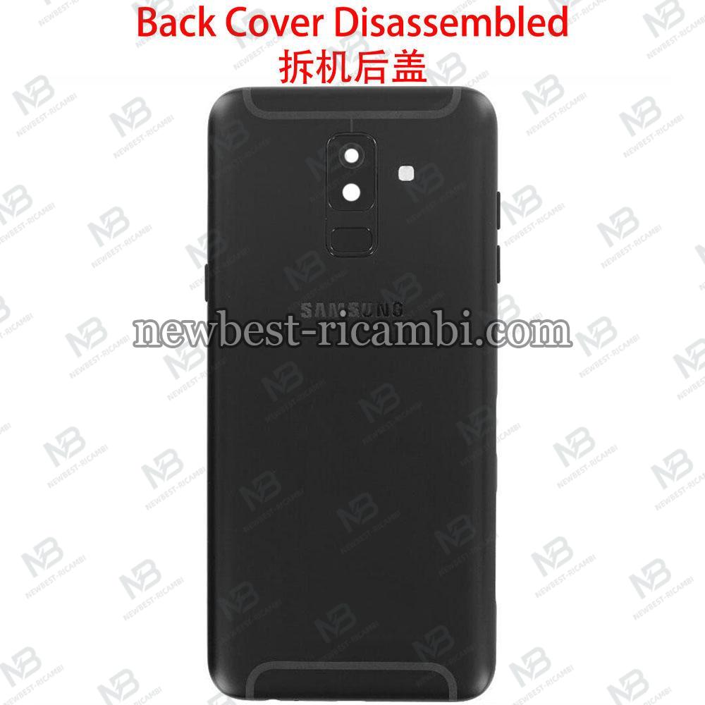 Samsung A6 Plus A605f Back Cover + Camera Glass + Side Key Black Disassembled Grade A