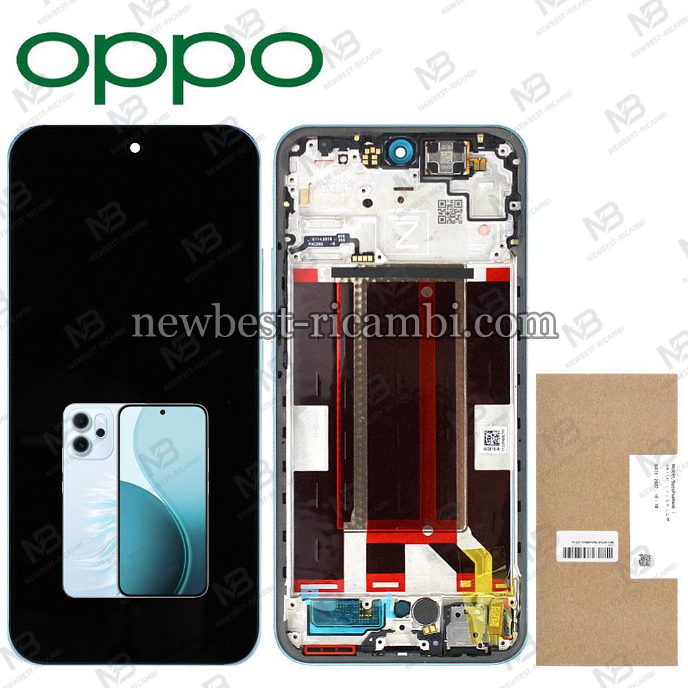 Oppo Reno 14 F 5G / FS 5G Touch + Lcd + Frame Blue Service Pack