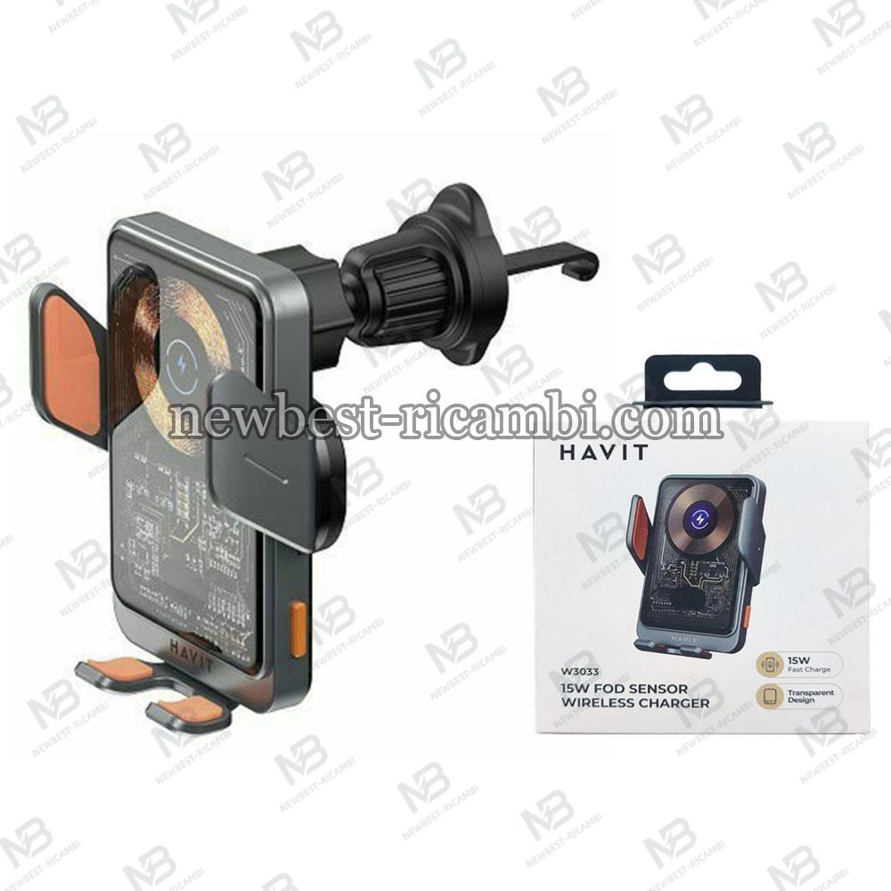 ​Wireless Car Charger HAVIT W3033 15W 1.67A Black Silver in Blister