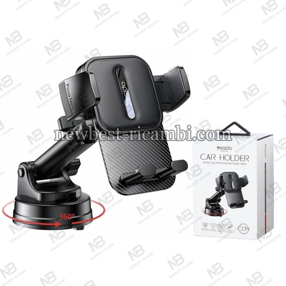 Car Holder Yesido C174 4inch - 6.7inch Black in Blister