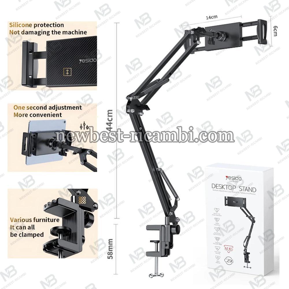 Stand Yesido C296 for Phone / Tablet 4inch - 12.9inch Black in Blister