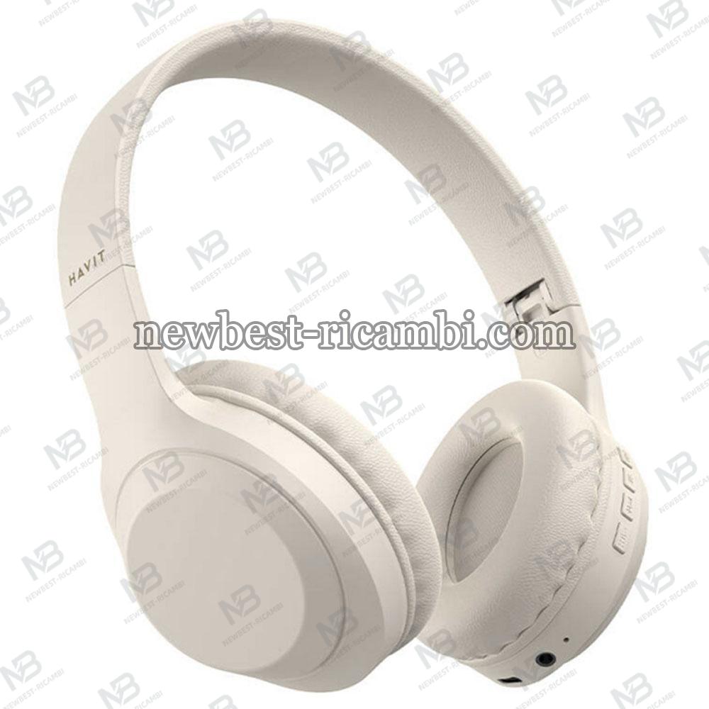 Handsfree Bluetooth HAVIT H628BT Beige in Blister