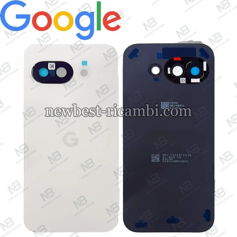 ​Google Pixel 9A Back Cover + Camera Glass White Service Pack