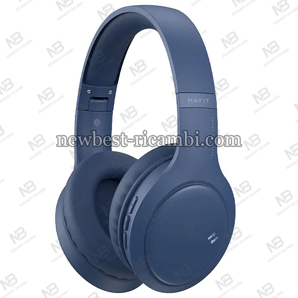 Handsfree Bluetooth MultiPoint HAVIT H633BT Blue in Blister
