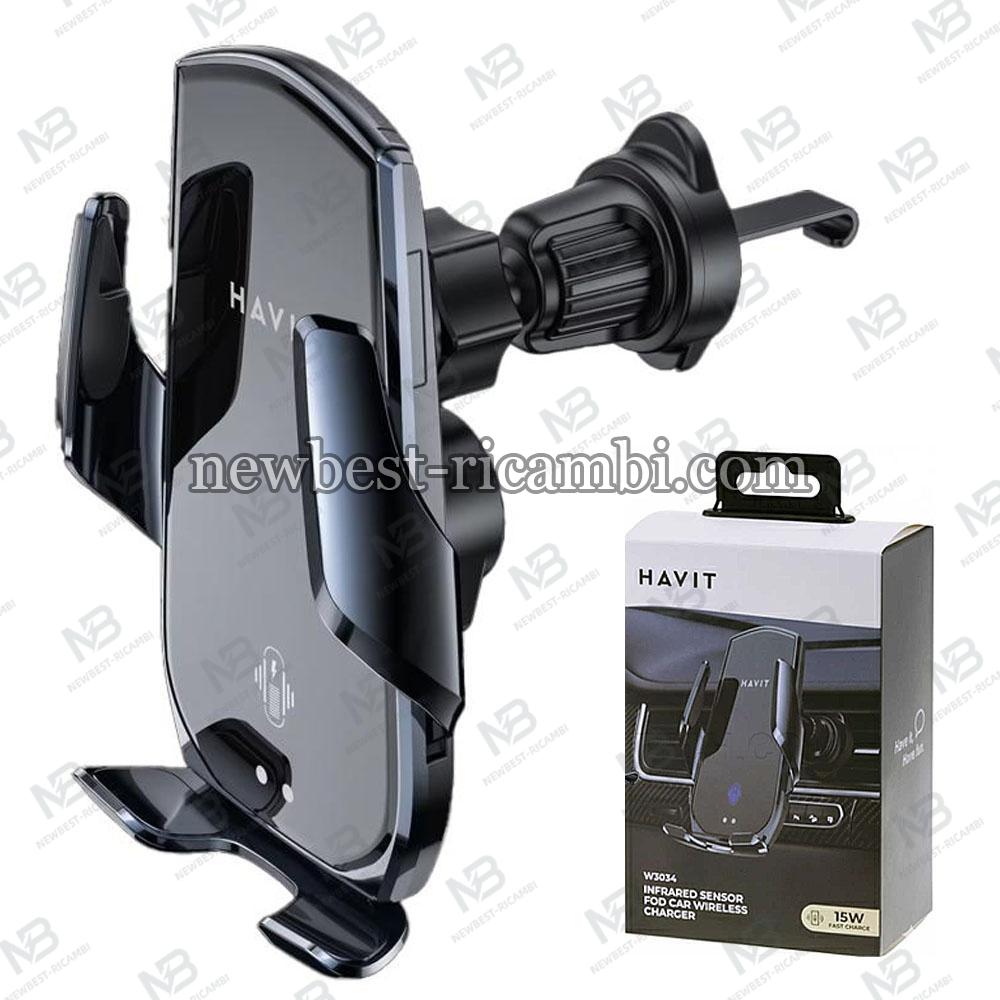 Wireless Car Charger HAVIT W3034 15W 1.67A Black in Blister