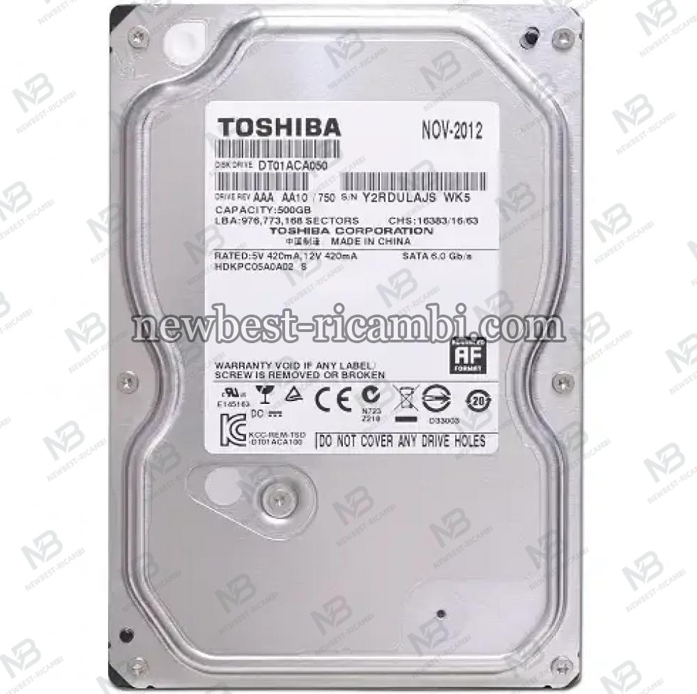 Toshiba 3.5-Inch 500GB 7200 RPM SATA3/SATA 6.0 GB/s 32MB Hard Drive DT01ACA050