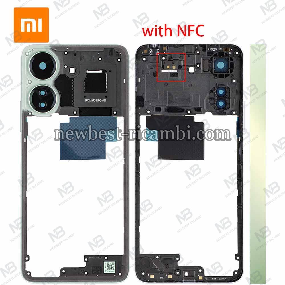Xiaomi Redmi 13C 4G (23100RN82L) Frame B + Side Key + NFC Green Service Pack