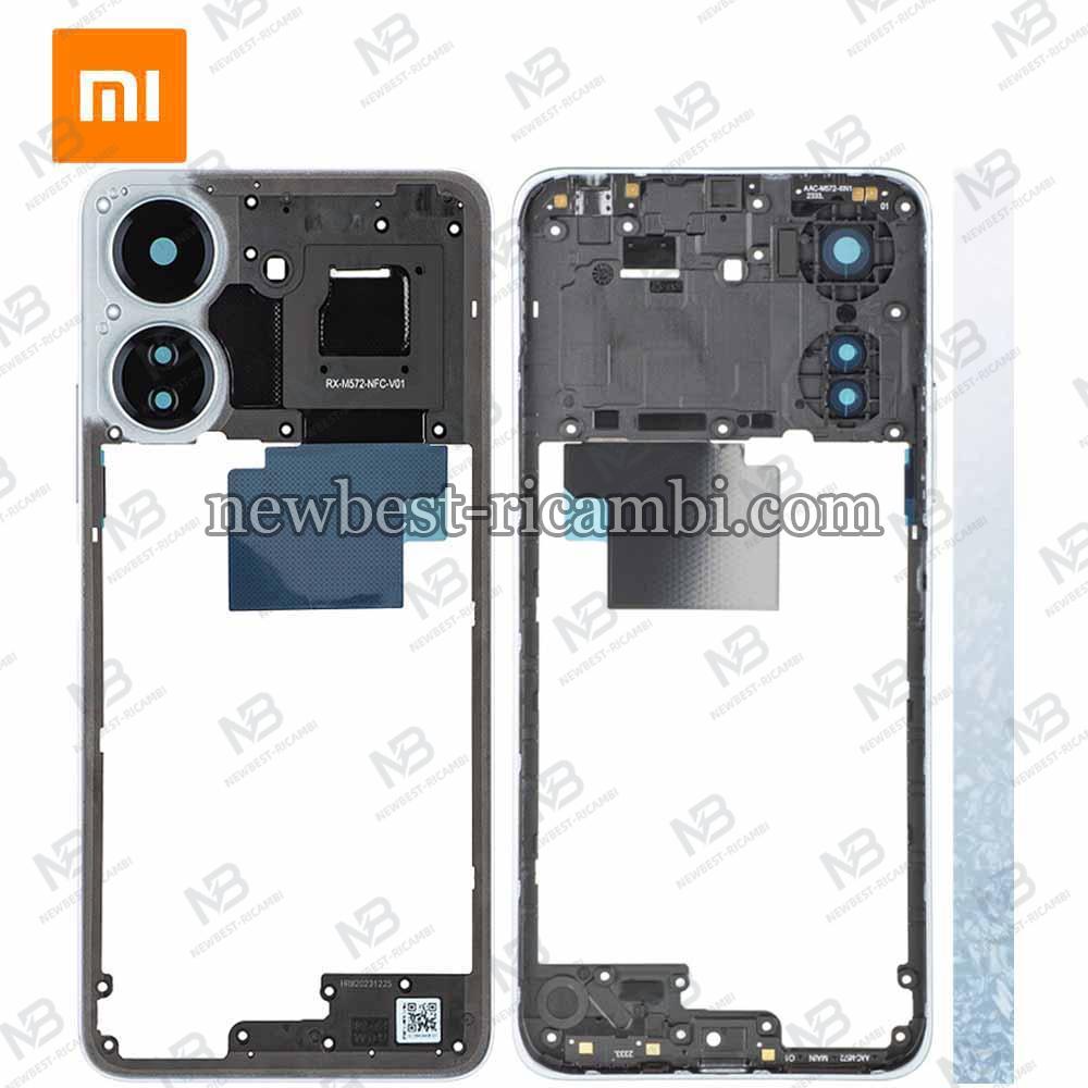 Xiaomi Redmi 13C 4G (23100RN82L) Frame B + Side Key White Service Pack
