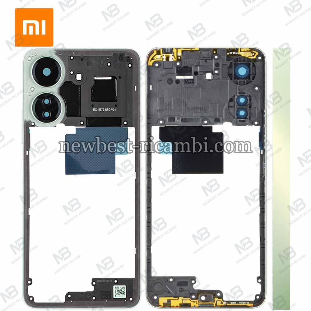 Xiaomi Redmi 13C 4G (23100RN82L) Frame B + Side Key Green Service Pack