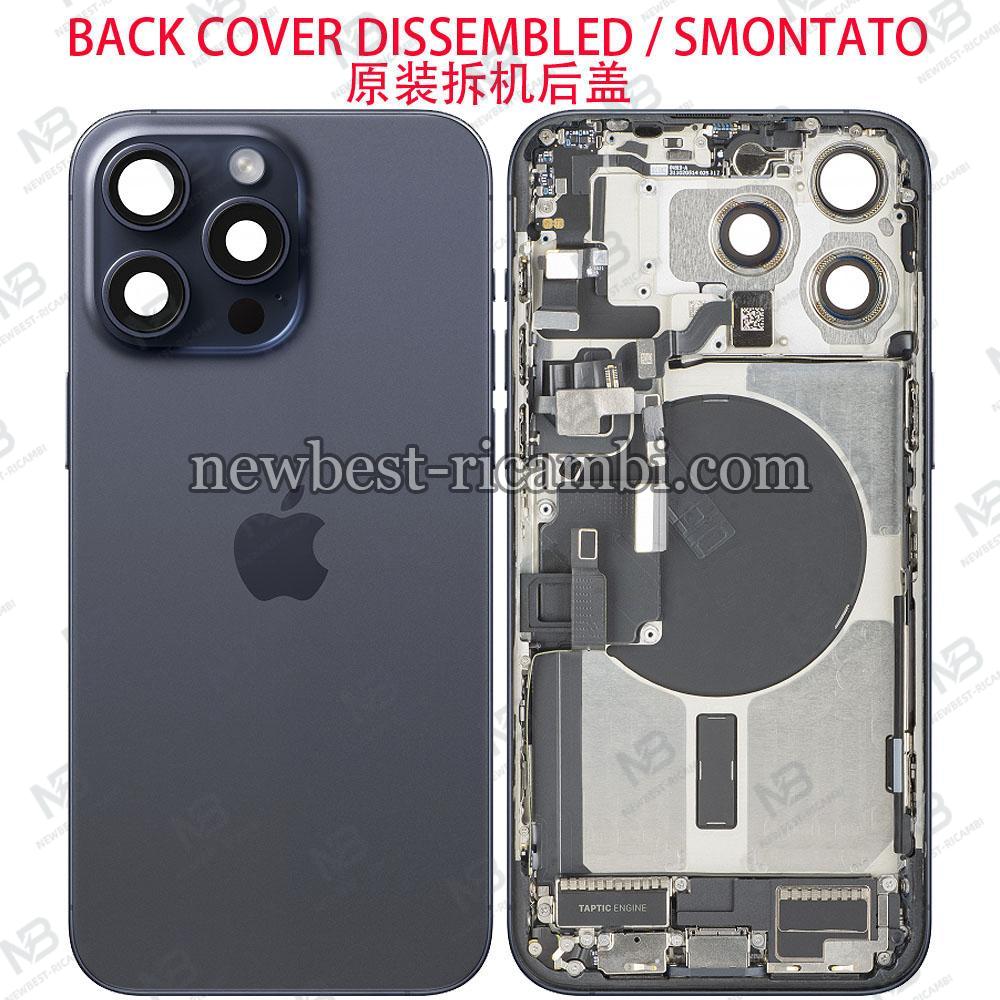 iPhone 15 Pro Max Back Cover + Middle Frame + Full Flex Blue Dissembled Grade A Original