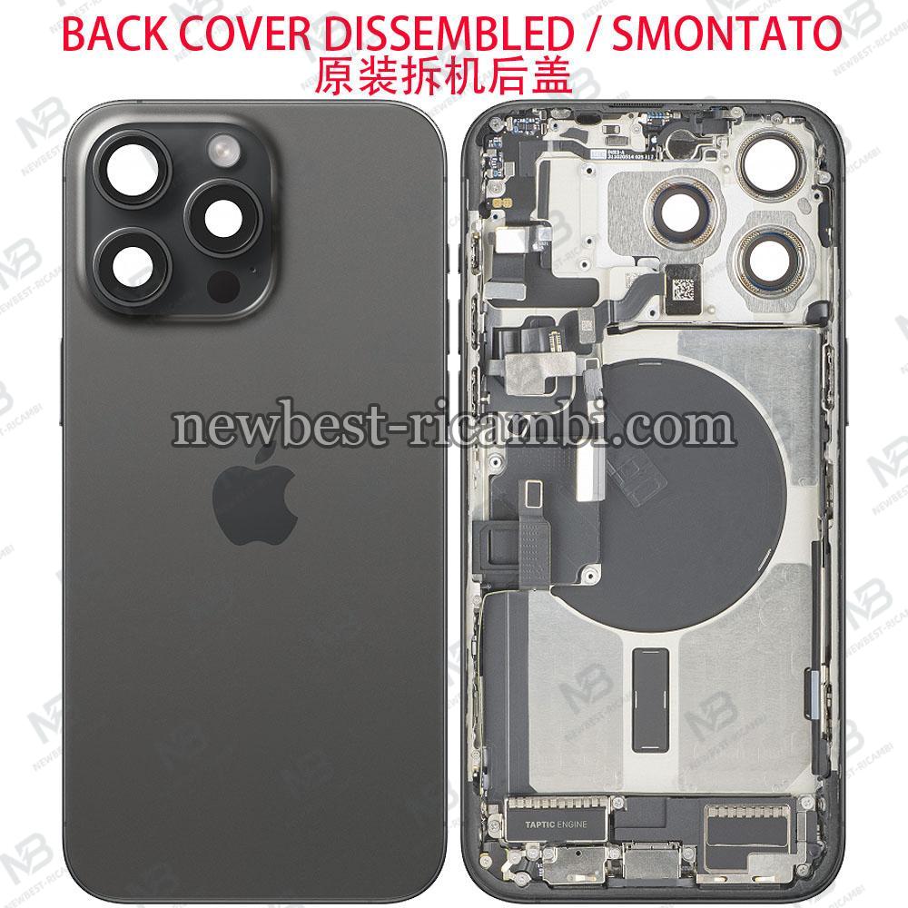 iPhone 15 Pro Max Back Cover + Middle Frame + Full Flex Black Dissembled Grade A Original