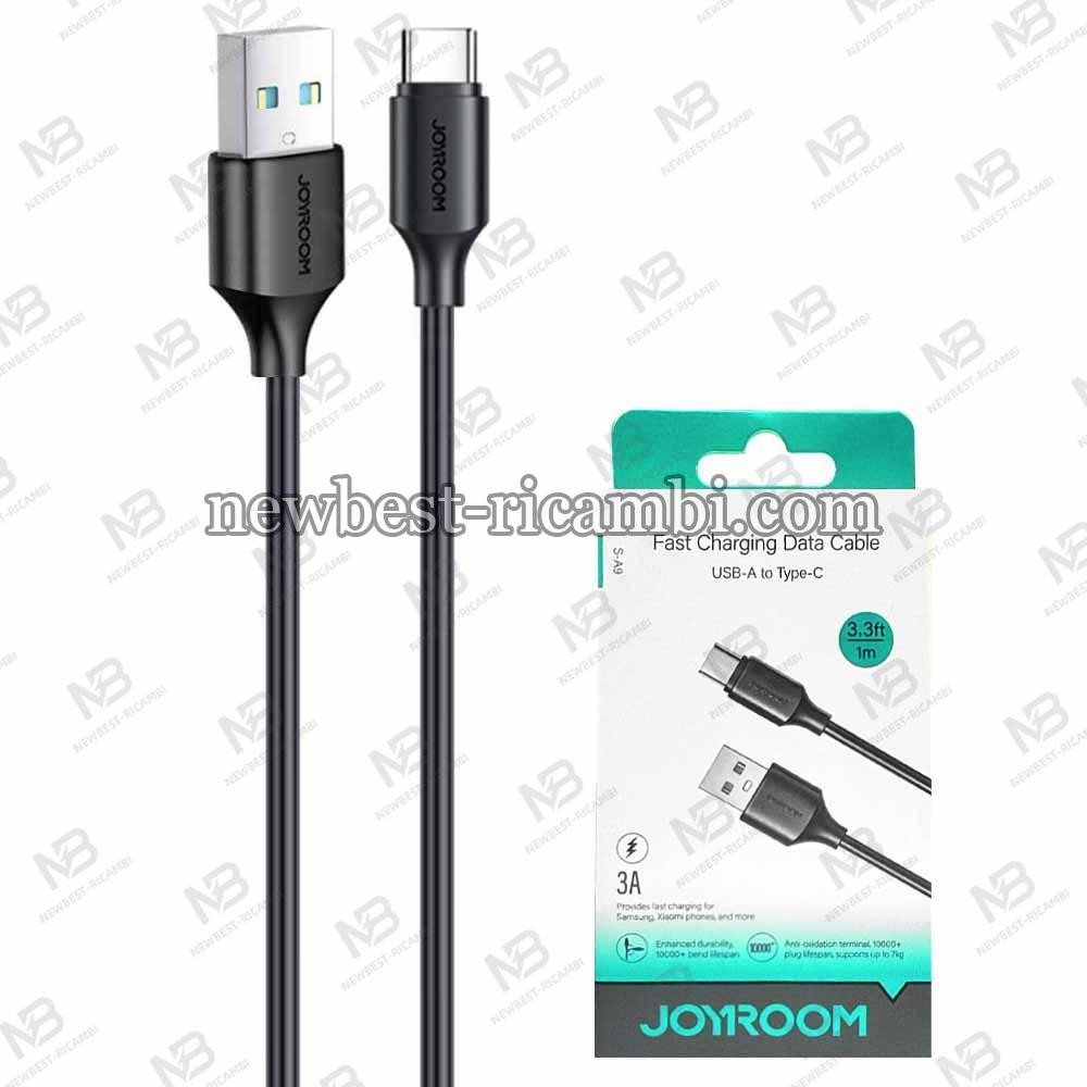 USB-A to USB-C Cable Joyroom S-A9 3A 1m Black in Blister