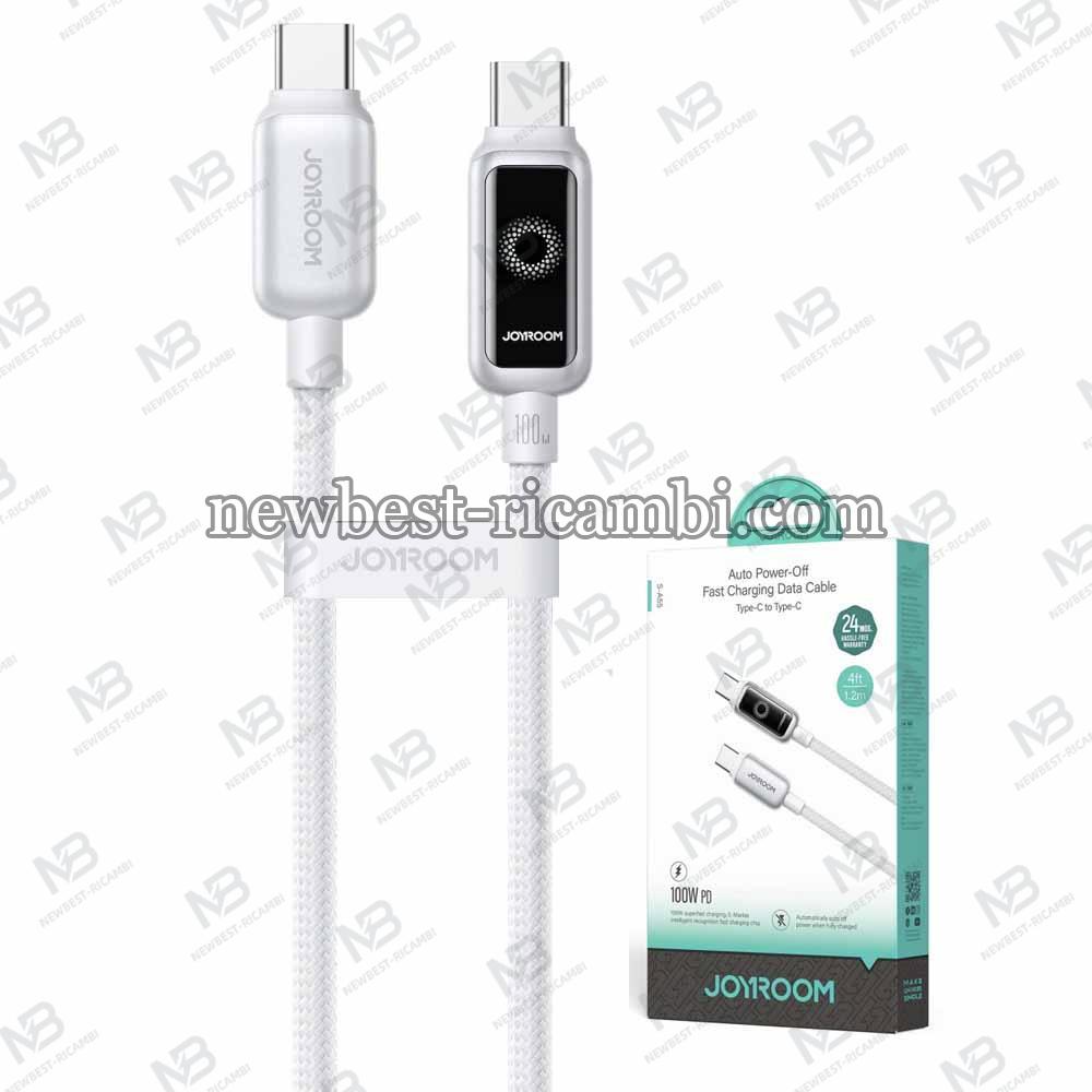USB-C to USB-C Cable Joyroom S-A55 StarFlight Display 100W 5A 1.2m White in Blister